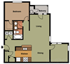One Bedroom-Den-One Bath